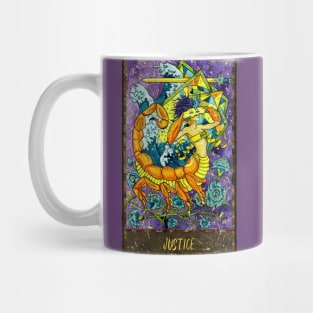 Justice. Magic Gate Tarot Card Design. Mug